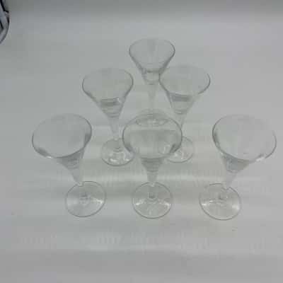 Vintage Luigi Bormioli Light & Music Cordial/liquer Glasses [S#6]