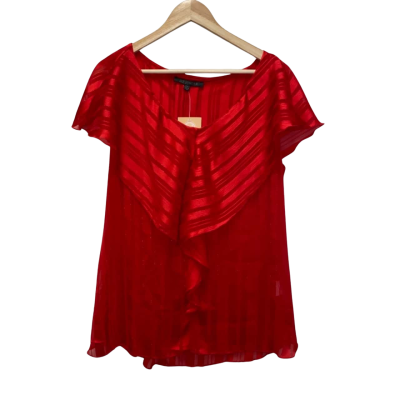 Liz Jordan Flutter Sleeve Blouse 