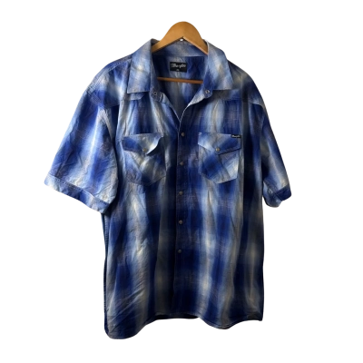 Multicoloured Wrangler Checked Shirt - Six 4XL