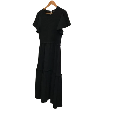 NWT Decjuba Womens Size 12 Bonnie Short Sleeve Midi Dress