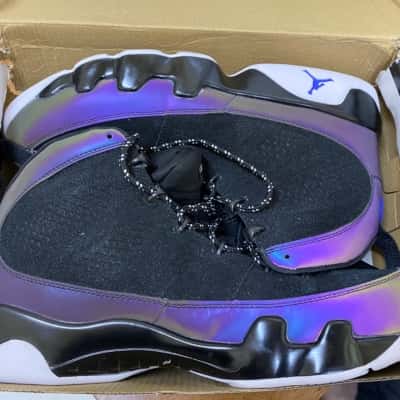 Air Jordan 9 - retro racer blue/purple Mens  Size 12.5 Sneakers Black  / Blue / Purple 
