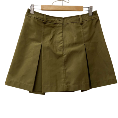 H&M - Khaki Mini Skirt Size 12 