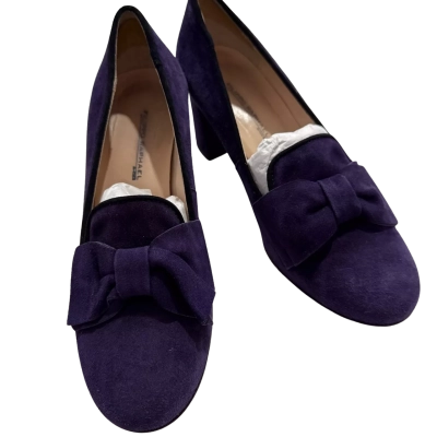 Filippo Raphael Womens  Size 35 Purple Heels Made in Italy 