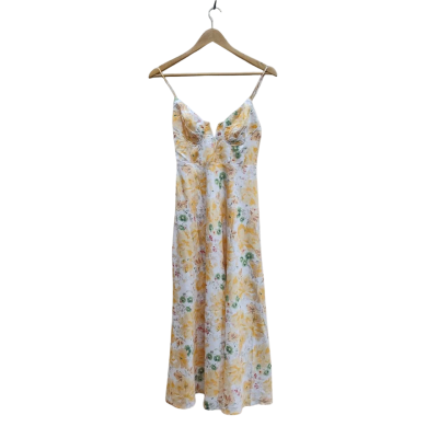 Sage + Page Womens Size 8 Floral Dress Yellow (15)