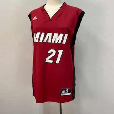 Adidas / NBA  Miami Heat #21 Whiteside Mens  Size S Jersey 