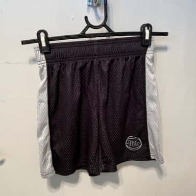 First Ever - NBL Kids  Size 7 Shorts Black  / White 