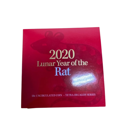 2020 50 cent Year of the Rat coin 