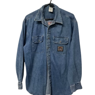 Men’s Harley Davidson Size L Long Sleeve Shirt Blue 