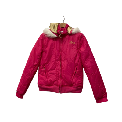 Roxy 2 in 1 Size 12 Hooded /Bomber Jacket/Vest  Pink  