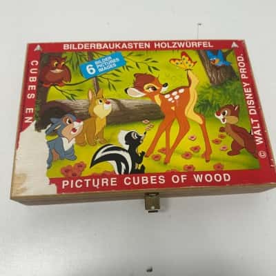 Vintage Disney Picture Cubes Made In Germany