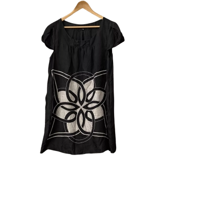 Saba Womens  Size 14 Cocktail Dress Black  / Silver 