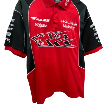  Mens  Size M Short Sleeve T-shirt Black  / Red / White  Official Holden Racing Team