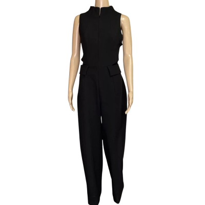 Cue Womens black jumpsuit size 10