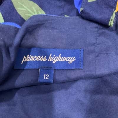 Princess Highway Size 12 Blue / Green / Mustard 
