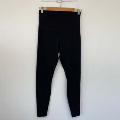 Lululemon Black Sport Wear Activewear Tights Pants Size 8 