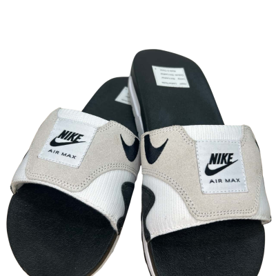 Nike Air Max Slides Unisex  Size UK8 /  US9 Black  / Grey / White 