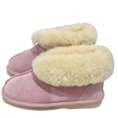 Ugg Sheepskin Dusty Pink Slippers Size 6