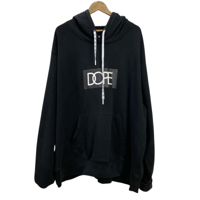 Dope -  Mens 100% Cotton Hoodie - Size XXL - Black  