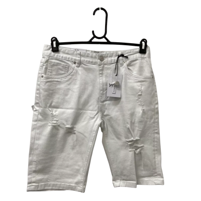 Yd. Mens  Size 33 Denim Shorts White 