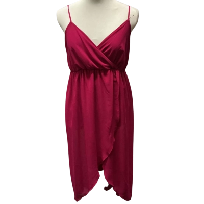 Forever 21 Womens  Size M Shoestring Strap Dress Maroon 