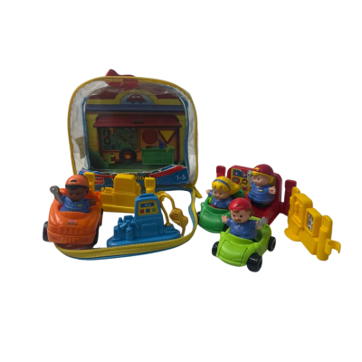 Little people cars and petrol pumps 