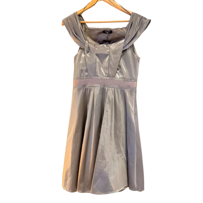 BNWT**Grace & Hart.  Dark Silver Grey. Formal Dress.   Size 10 