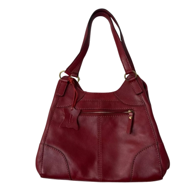 NEW Colorado LEATHER Handbag Maroon 