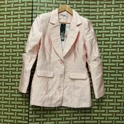 NWT Asilio Women's  Size 8 Suit Business Jacket Ice Pink Workwear