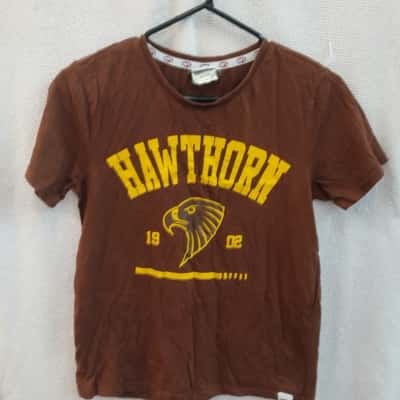 AFL Kids  Size 14 T-Shirt Brown / Yellow 