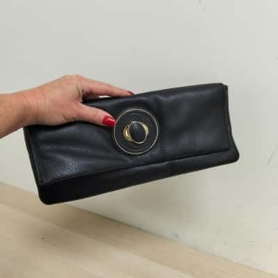 Oroton Womens Black Clutch NWOT