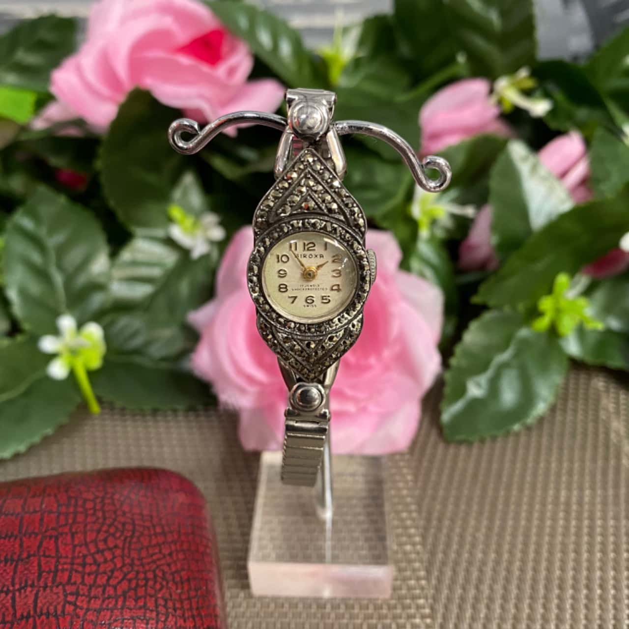 Made in Germany vintage Marcasite watch stainless steel- please see ...