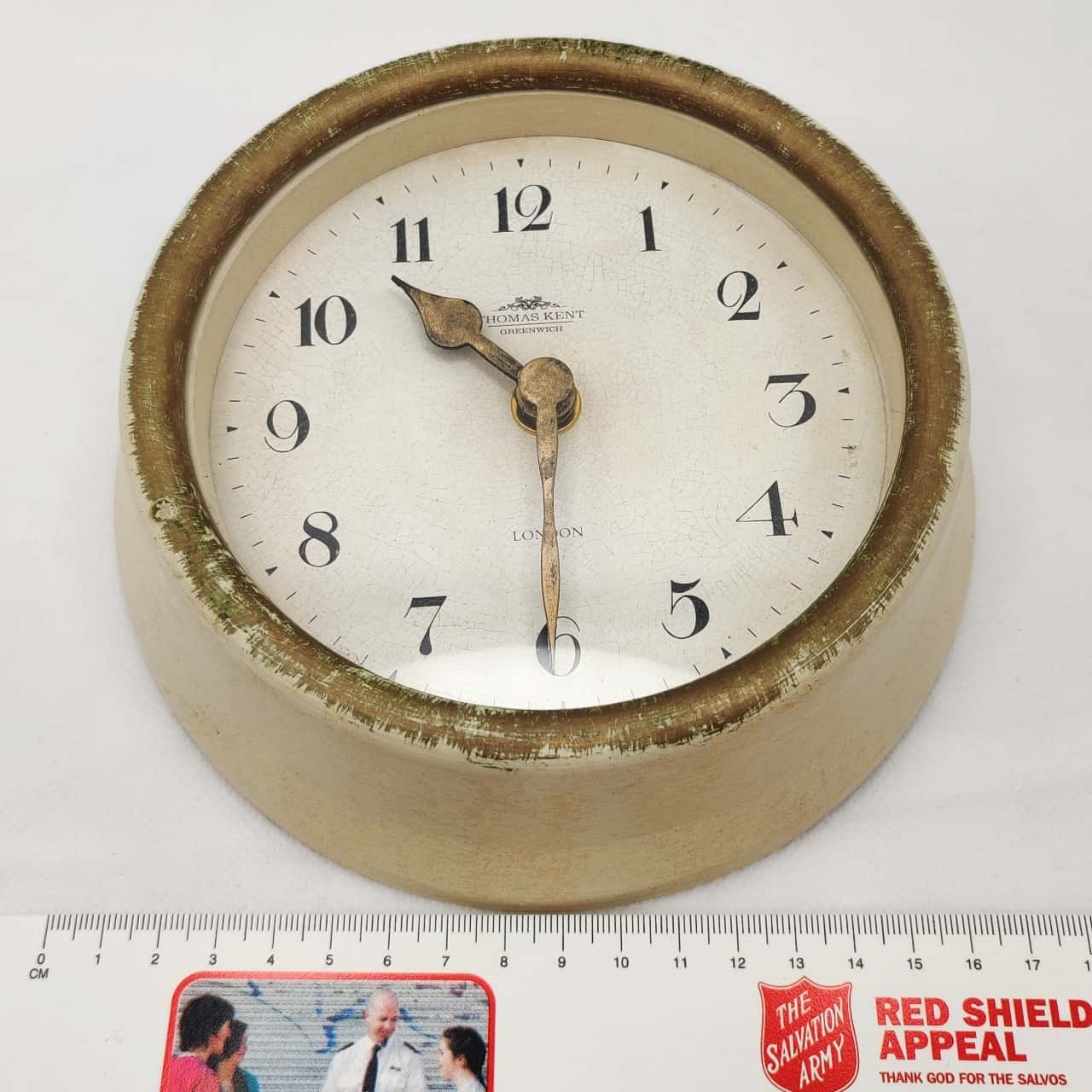 Vintage Look Thomas Kent Greenwich London Wall Clock