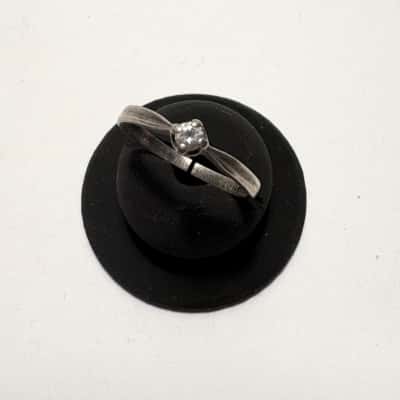  925 Sterling Silver Cubic Zirconia Ring