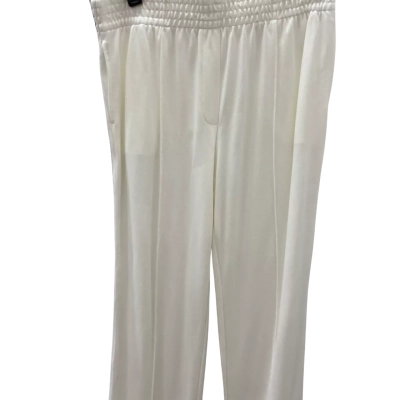 De-Luxe Womens  Size L Track Pants White 