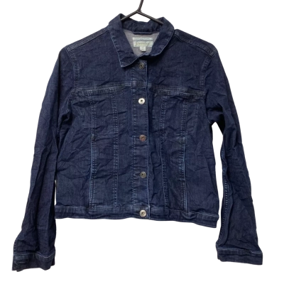 Trenery Womens  Size 14  Navy Blue  Denim Jacket 