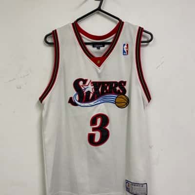NBA Mens  Size S Jersey Black  / Red / White 