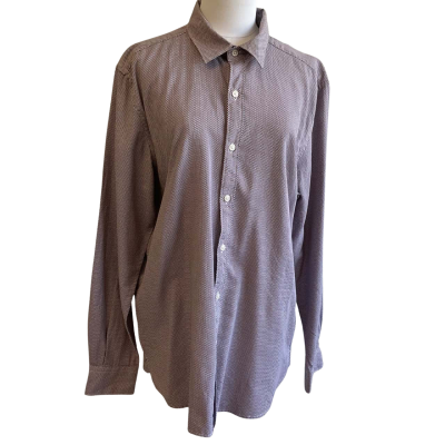 Trenery Mens Shirt - Size L -Long Sleeve, Pattern 