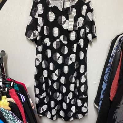 Regatta Womens  Size 16 Black  / White  Dress