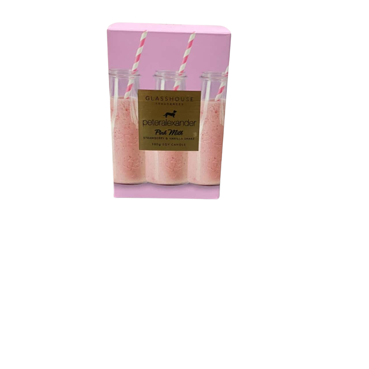 Glasshouse Fragrances Peter Alexander LIMITED EDITION Pink Milk Candle