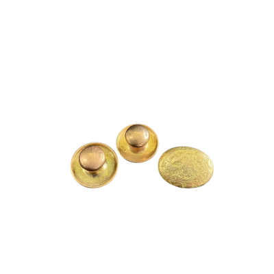 9ct scrap gold collection (one is 10ct) Cufflinks 3.3 grams