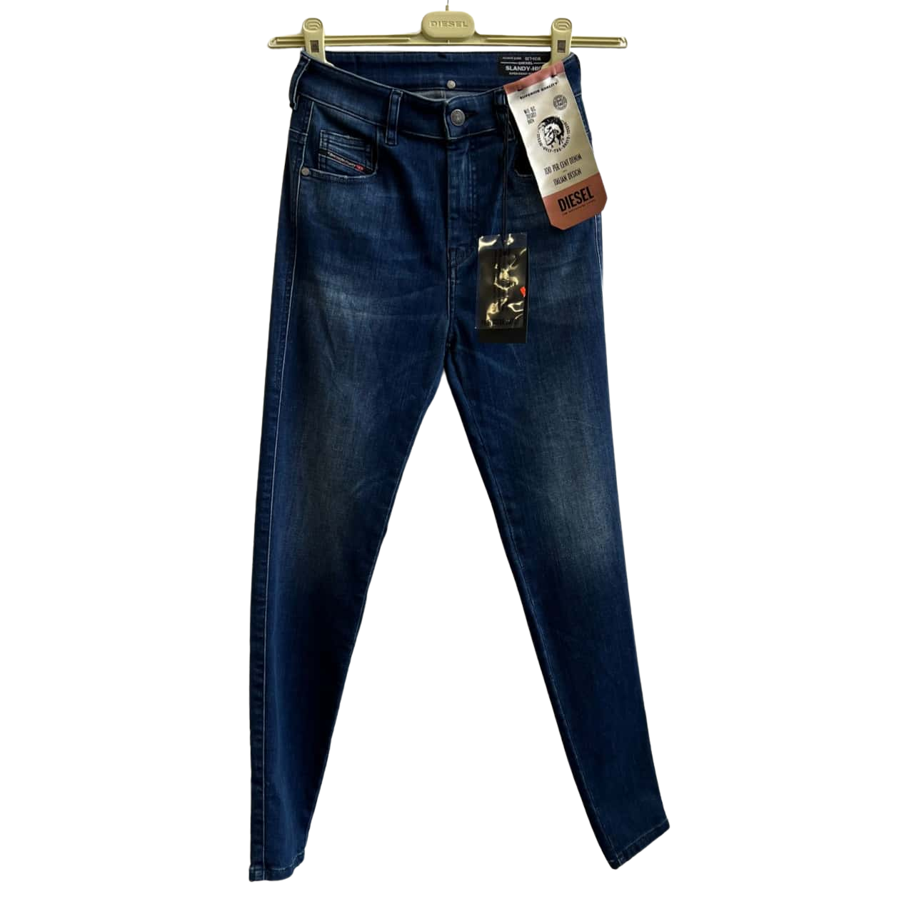 BNWT Diesel Womens Size 24 Slandy High Super Skinny High Waist Stretch