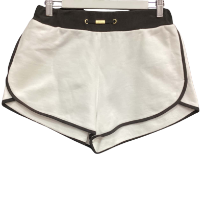 AJE Athletica Size 10 Shorts White with Black Piping