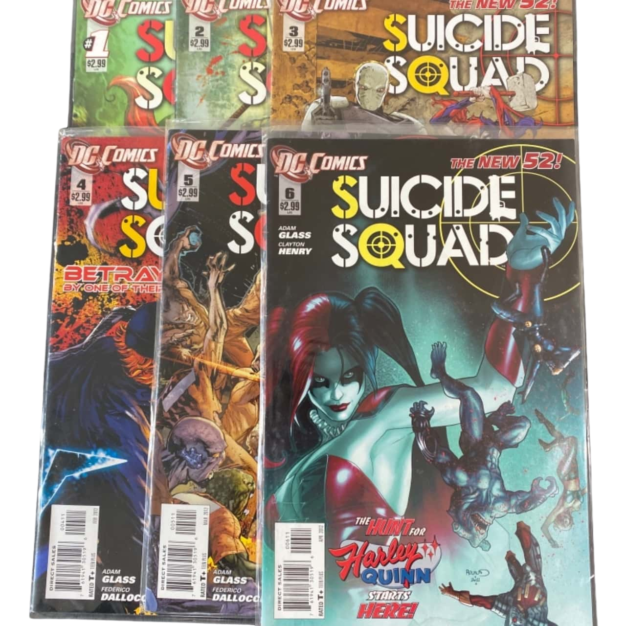 2011-12 DC Comics The Suicide Squad x 6 Comics(s)