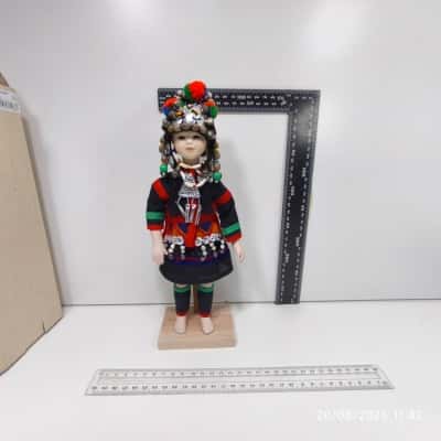 Traditional Hill Thai Trobe Folk Porcelain Doll 