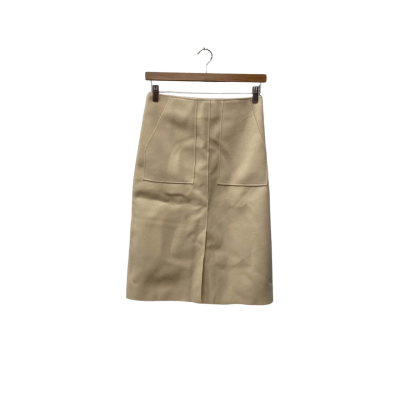 Chicwish Womens  Size L Midi Skirt Cream 