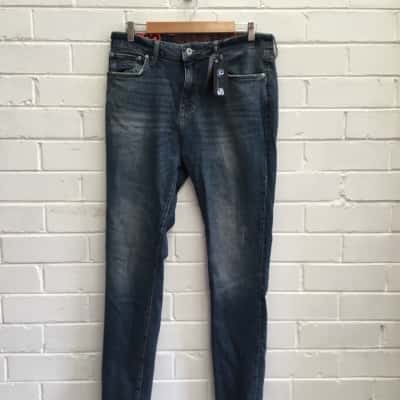 Superdry Mens  Size 34 Blue 