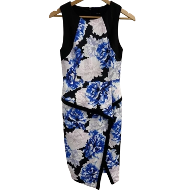 Tokito Womens Size 6 Bodycon Dress Floral Pattern 
