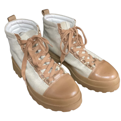 Furla Womens  Size 37 Boots Beige / Brown 