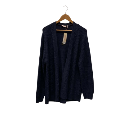 Millers Size L  Knit Cardigan Navy Blue 