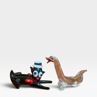 Vintage glass figurines